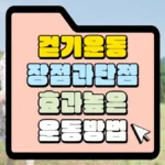 걷기운동 장점과 단점 효과높은 운동 방법 썸네일