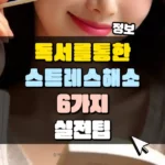 독서를 통한 스트레스 해소 6가지 실전 팁 썸네일