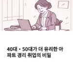 아파트 경리 취업, 40대·50대가 유리한 진짜 이유 섬네일