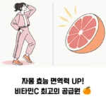 자몽 효능 비타민 C로 면역력 강화와 다양한 건강 이점 섬네일