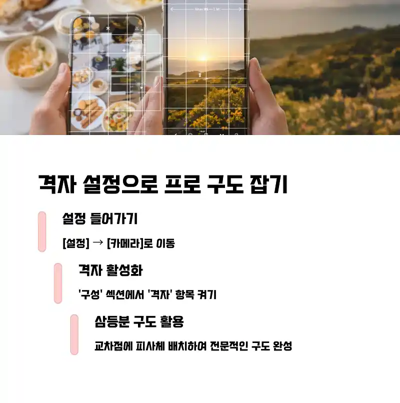 격자를 이용한 프로 구도 잡기