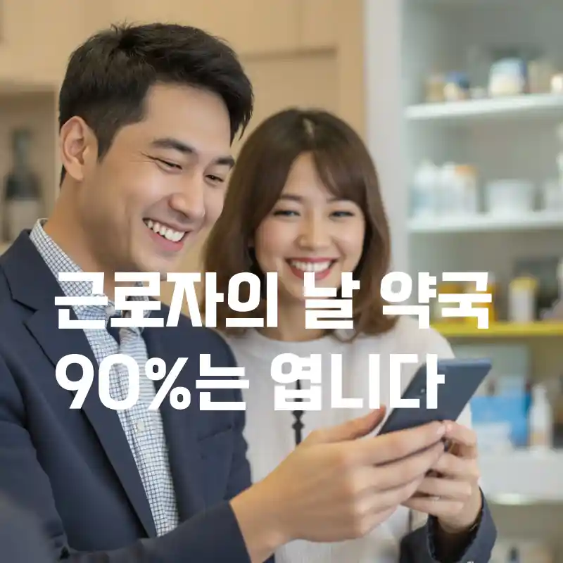 근로자의 날 약국 여나요? 자영업 약국 운영 패턴 분석 7 근로자의 날 약국 90%는 엽니다