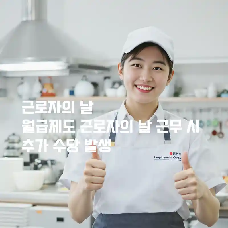 근로자의 날 월급제 수당 지급 원칙과 예외 사례 9 근로자의 날월급제도 근로자의 날 근무 시 추가 수당