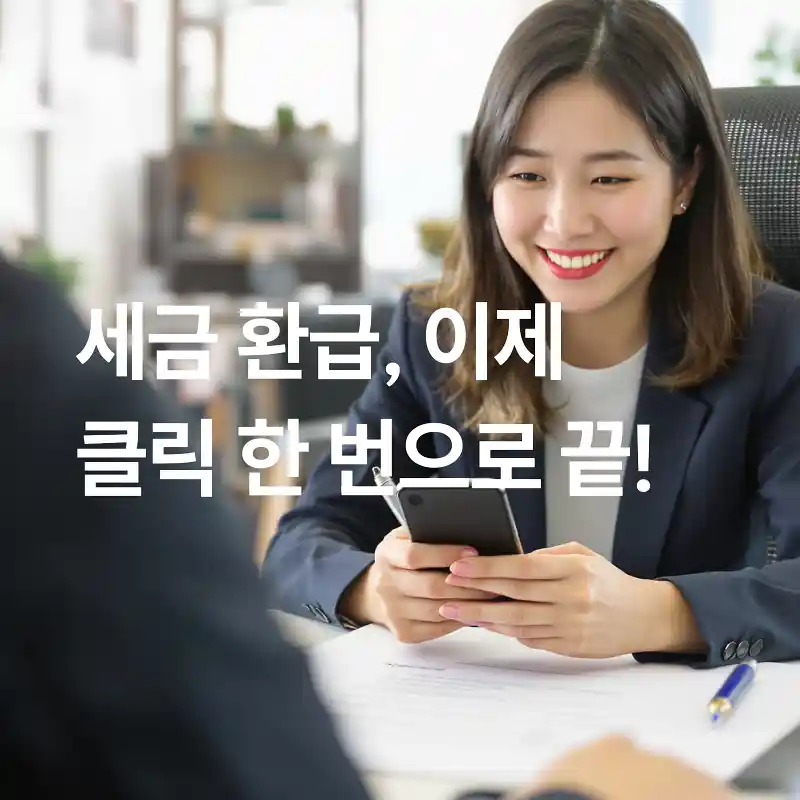 세금 환급, 이제 클릭 한 번으로 끝