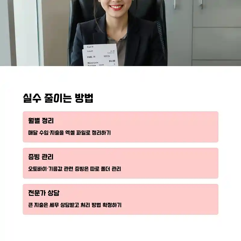 플랫폼노동자 종합소득세 신고 시 가장 많이 틀리는 경비 항목 5 실수 줄이는 방법