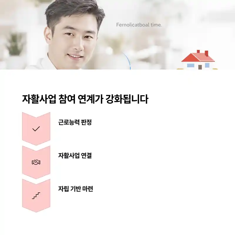 자활사업 참여의 연계