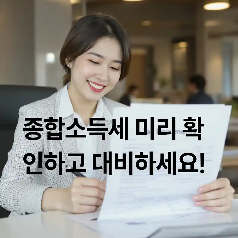 종합소득세 신고대상 확인법 이 조건이면 반드시 신고해야 합니다 8 종합소득세 미리 확인하고 대비하세요