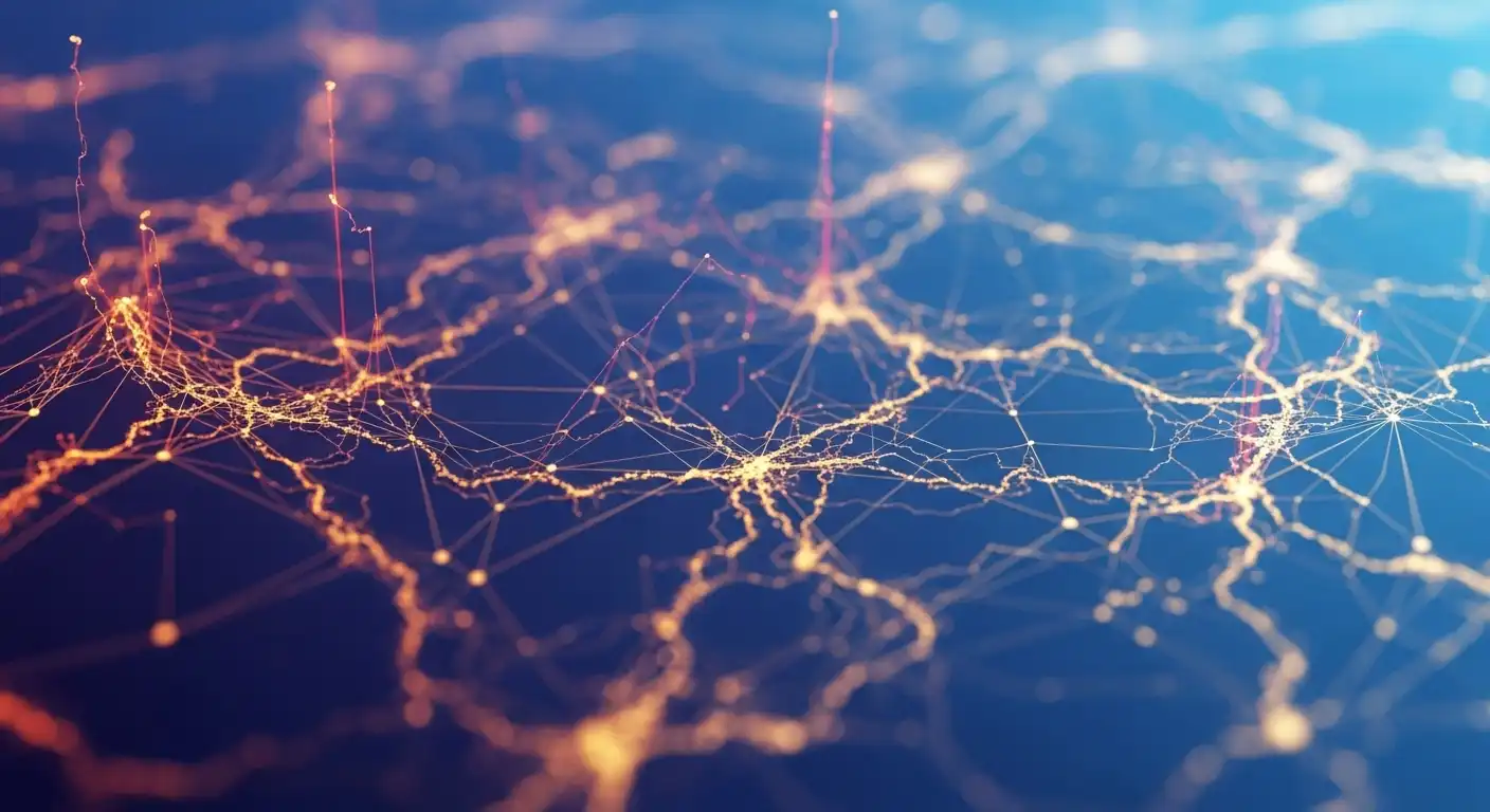 2025년 금값 100만원 시대 굳히나? 과거와 다른 결정적 변수 분석 2 글로벌 경제 불확실성과 금의 안전자산 역할을 시각적으로 표현한 추상적인 네트워크 이미지.